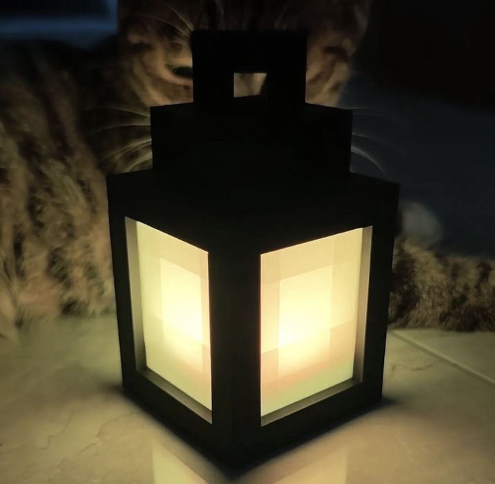 Светильники в стиле Minecraft