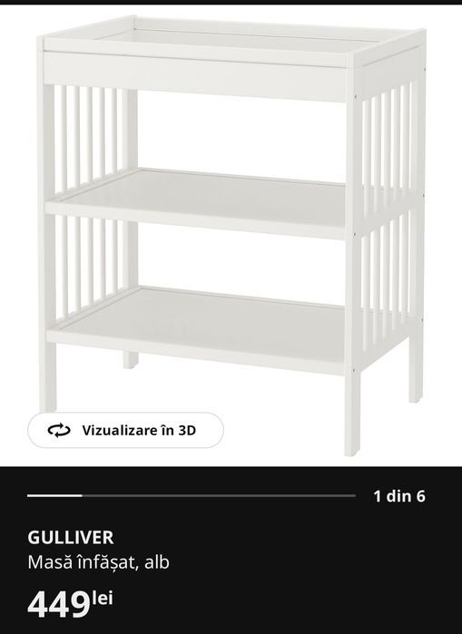 Masa înfășat și salteluță IKEA