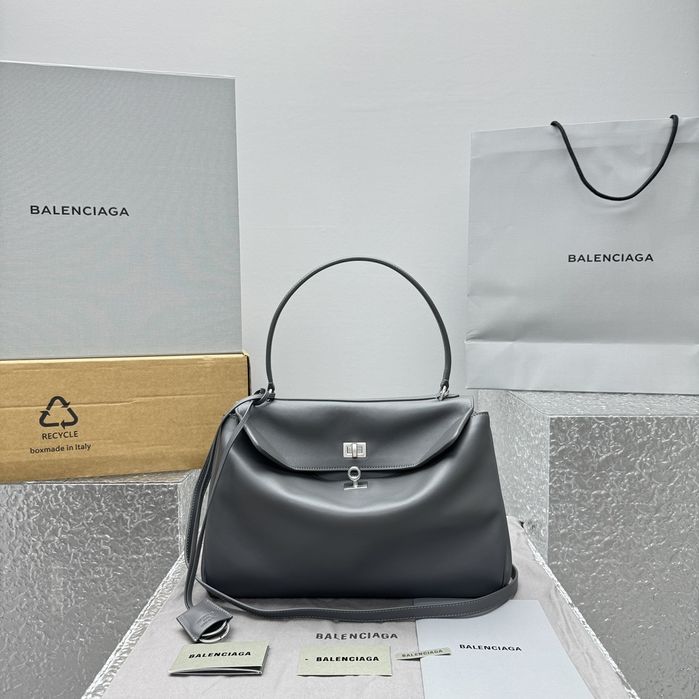 Geanta Balenciaga Rodeo 35cm gri, Premium