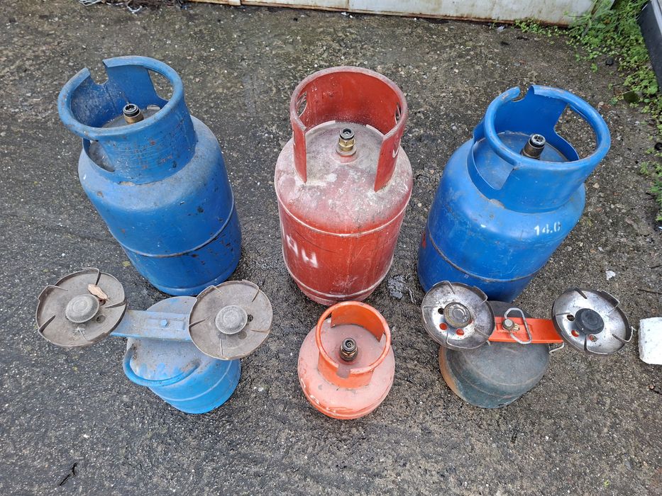 Газови бутилки различни видове