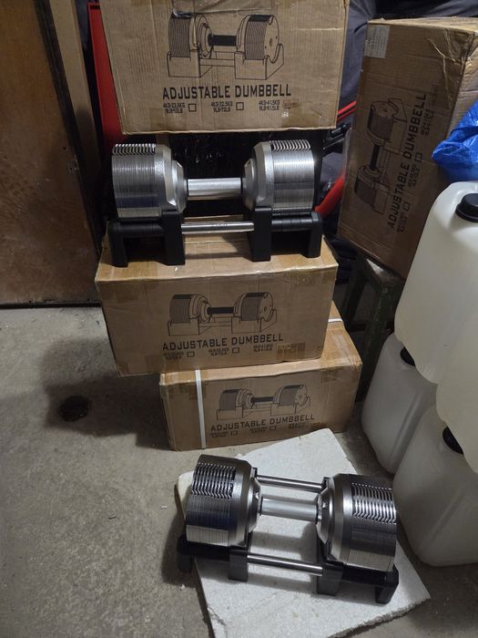 Set gantere reglabile 41 kg bucata