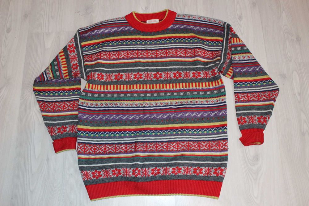 Pulover barbati, model Craciun - Vintage, ESPRIT, marime 42 (L)