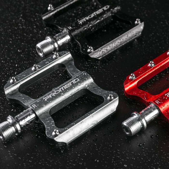 Ултра леки алуминиеви педали за велосипед PROMEND R41, Черни, 250гр.