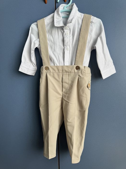 Costum bebeluş crem