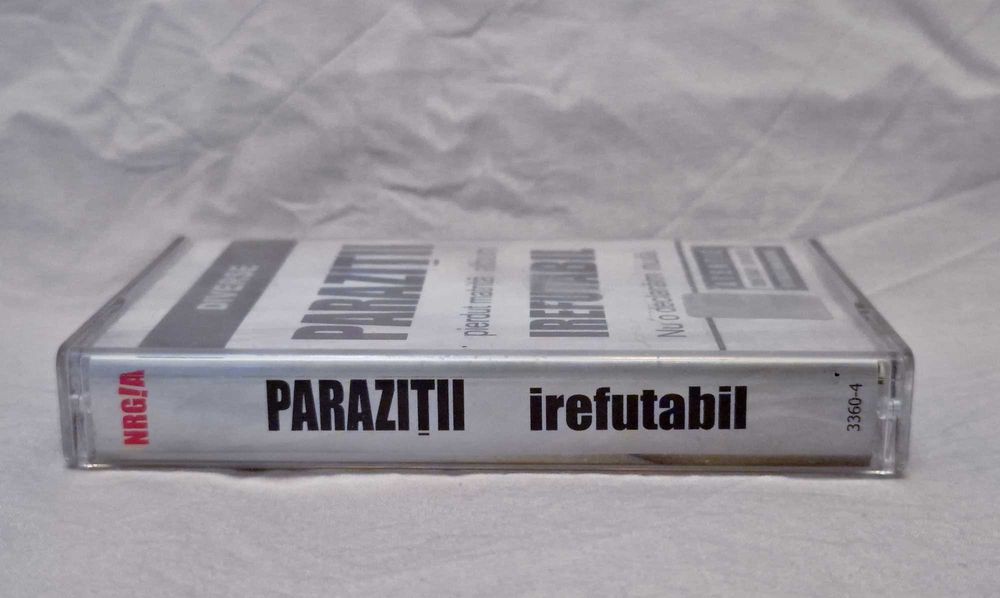 Caseta Paraziții - Irefutabil Originală Rebel Music 2002
