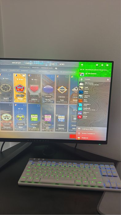 Monitor Alienware 24.5 de 240HZ 1ms