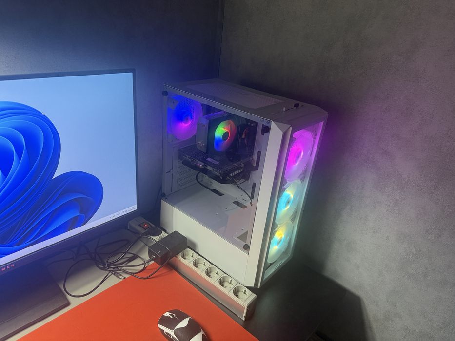 Игровой ПК i3-10105F + RX 580 8GB | 16GB RAM | SSD + HDD