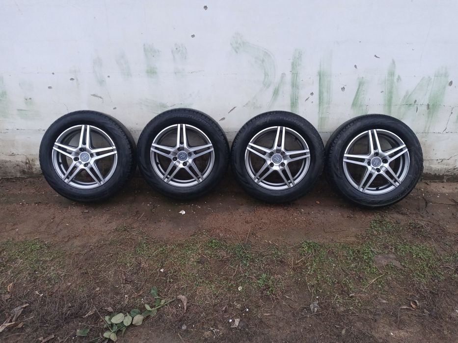 Титановые диски и резина в коплекте