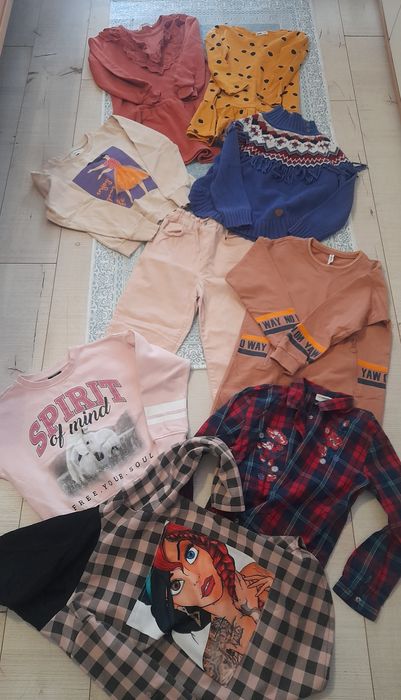 Lot 9 articole haine fete mărimea 134-140