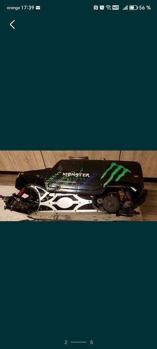 Automodel 1/6 rc Monster truk FG 4x4  benzina nu nitro nu traxxas hpi
