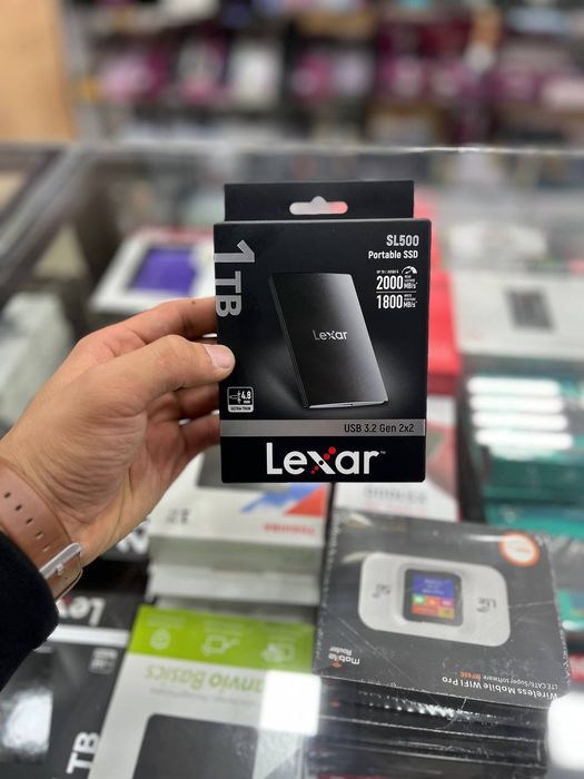 Внешний SSD Lexar SL500 USB 3.2 Gen 2 1050 МБ/с. Есть доставка