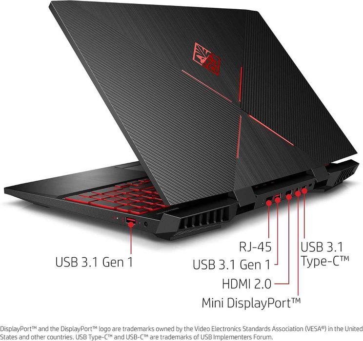 GAMING HP Omen IntelCore i5-8300H / 16GB / 256GB SSD / Nvidia GTX 1060 6GB / 15.6" / WIndows 11!