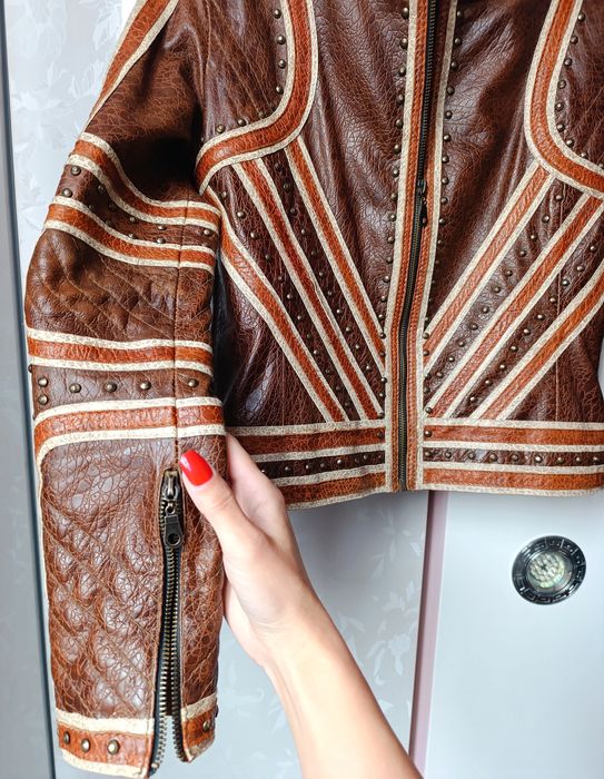 Уникално кожено яке от телешка кожа