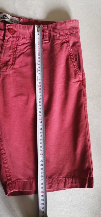 Lee Cooper Pantaloni ccurți bărbați bumbac burgundy regular fit marimea 33