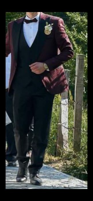 Costum visiniu ceremonie ginere marime S