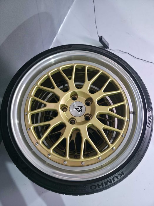 4 ROTI JANTE + Anvelope VARA - 225/35/19 - 5x112 8.5J ET 45 - MBD Desing - VW Golf Passat Scirocco / Mercedes / BMW / Skoda Cupra CA NOI