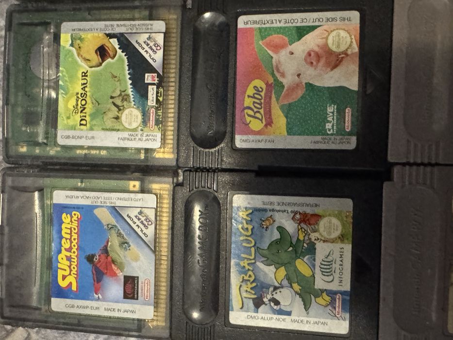Colectie casete Gameboy clasic -color