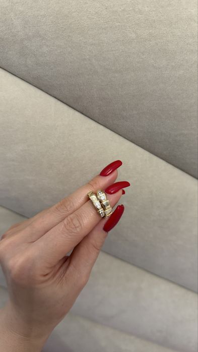 Кольцо золото bulgari