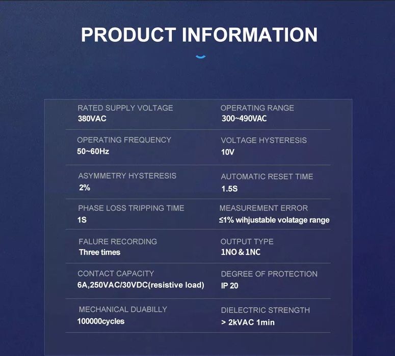 Трифазна защита пренапрежение за термопомпа