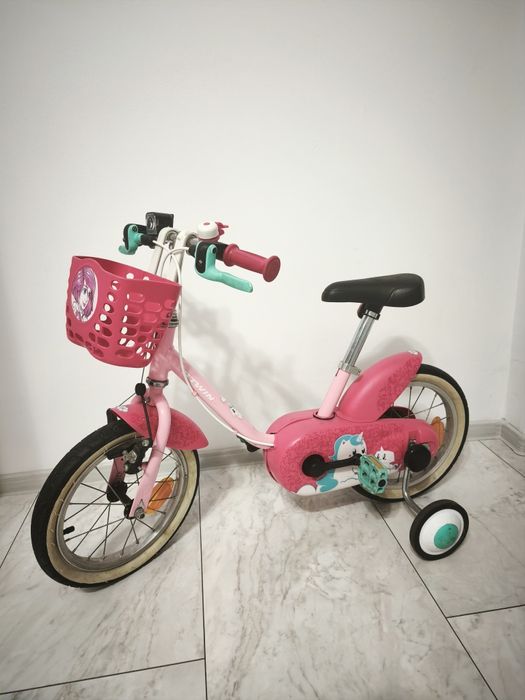 Bicicletă copii cu roți ajutătoare