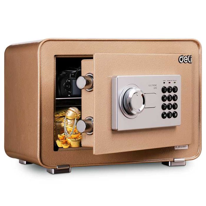 Seyf deli Сейф 4082 Deli 13кг 260/350/250. Скидки !!! Акция !!!