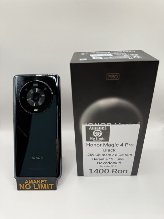 Honor Magic 4 Pro  5G 256GB / 8 GB RAM CA NOU!!, AMANET NO LIMIT.