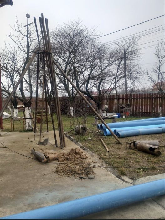 Execut foraje puturi apa de mica si mare adancime