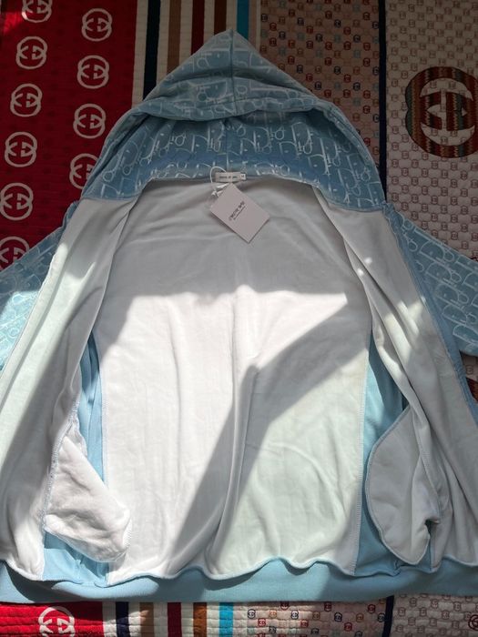 Спортивка dior голубого цвета