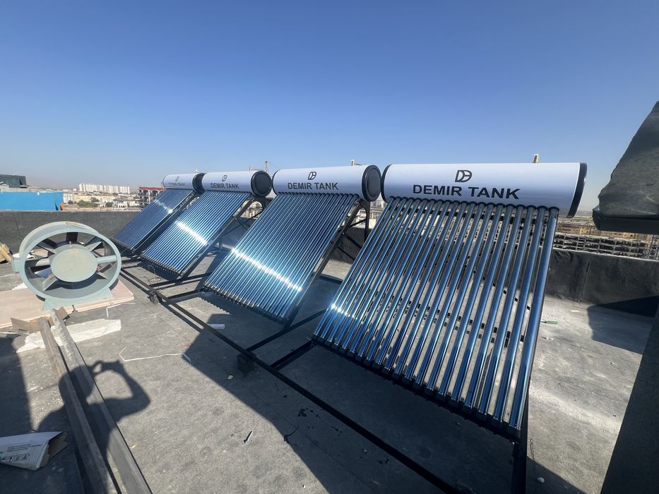 Солнечный водонагреватель Quyosh suv isitish tizimi