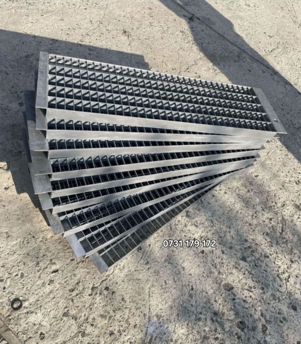 trepte zincate galvanizat la comandă