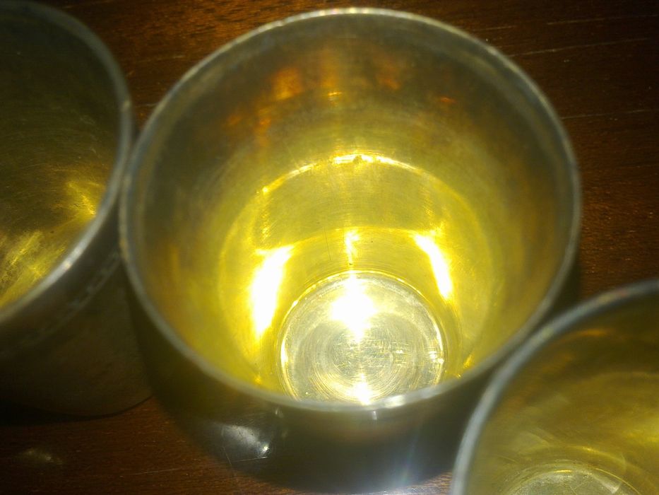 рюмки с позолотой