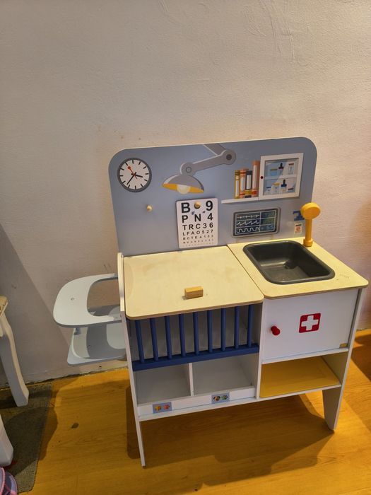 Cabinet veterinar - cabinet medical doctor copii - jucărie lemn