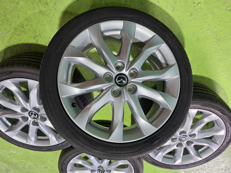 18 5x114.3 Mazda лети джанти 5х114.3 мазда 215/45/18 Hankook