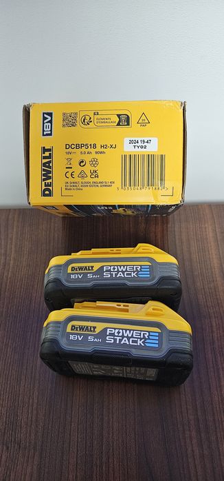 Acumulatori Dewalt powerstack 5ah noi