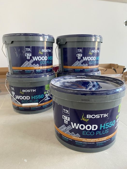Adeziv parchet NOU Bostik Wood H550 + amorsă