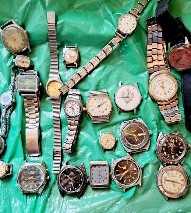 Лот ръчни механични часовници ,НЕ РАБОТЯТ - Orient,Cetizen,Seiko и др.