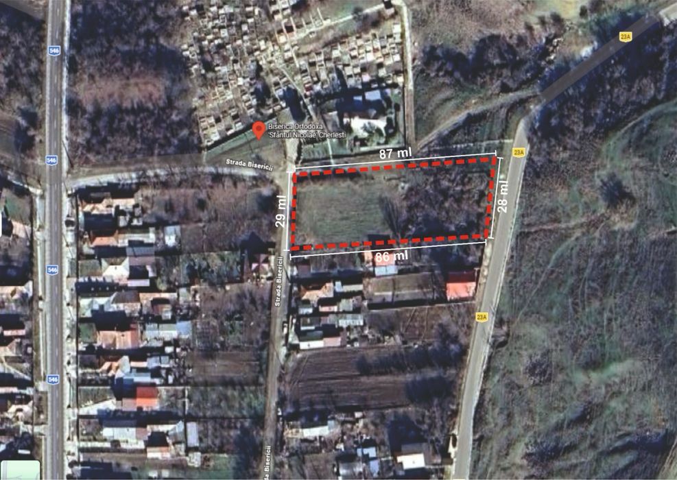 Teren intravilan - Comuna Teslui, sat Cherlestii din Deal