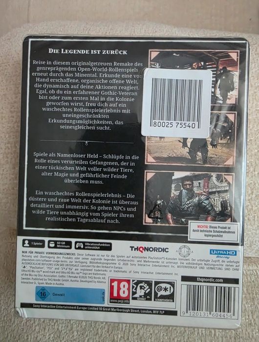 Gothic Remake- editie cu steelbook de colectie