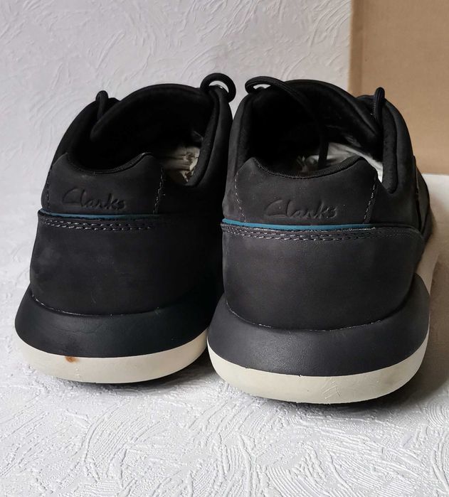 Pantofi bărbați Clarks Johto Lace GTX  mar 41 piele bleumarin Ca noi