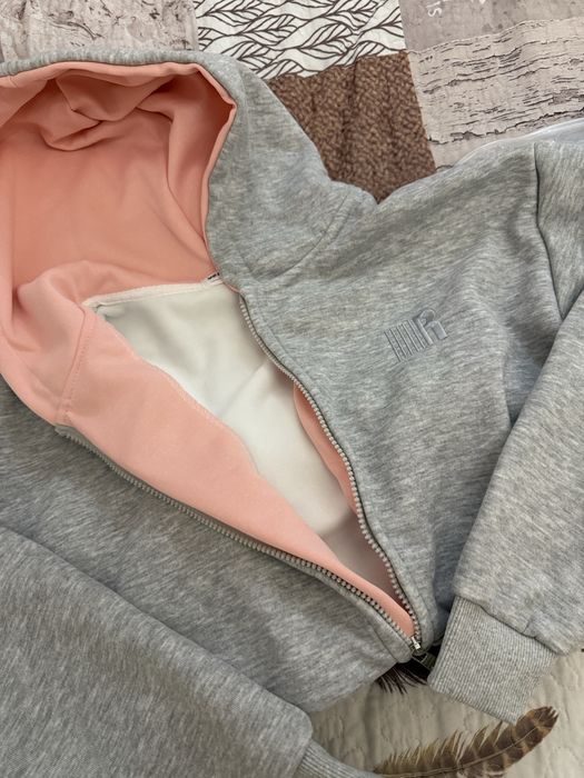 кофта,зипка серая