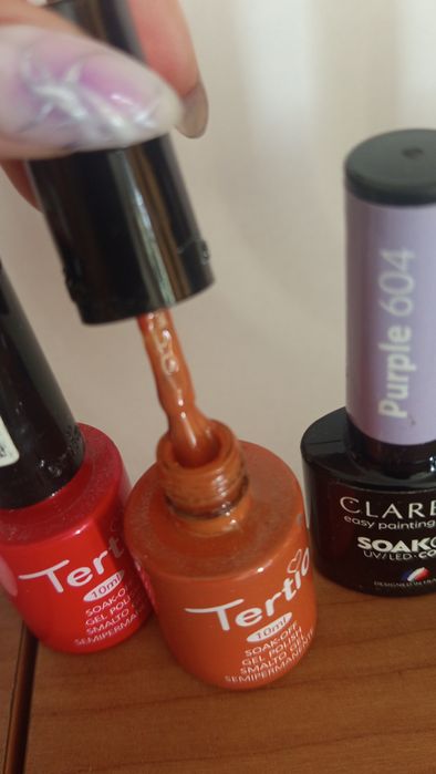 Гел лакове (използвани) Pretty gel, Tertio, Claresa, Lily angel, Jessie