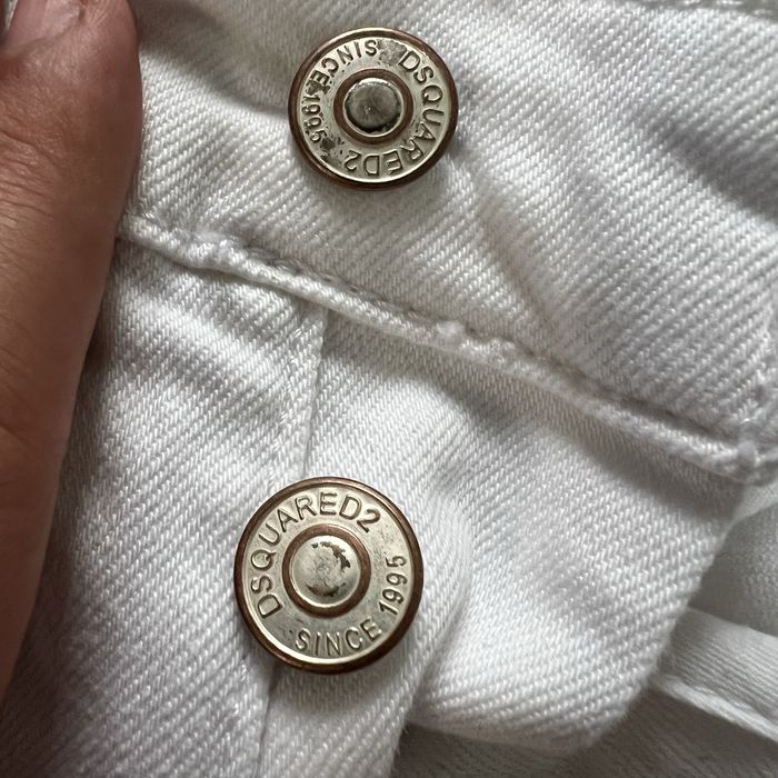 Blugi Dsquared2 Slim Jean - White Denim