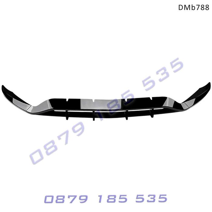 Черен лип спойлер предна броня Mercedes GLC X253 Face AMG мерцедес амг