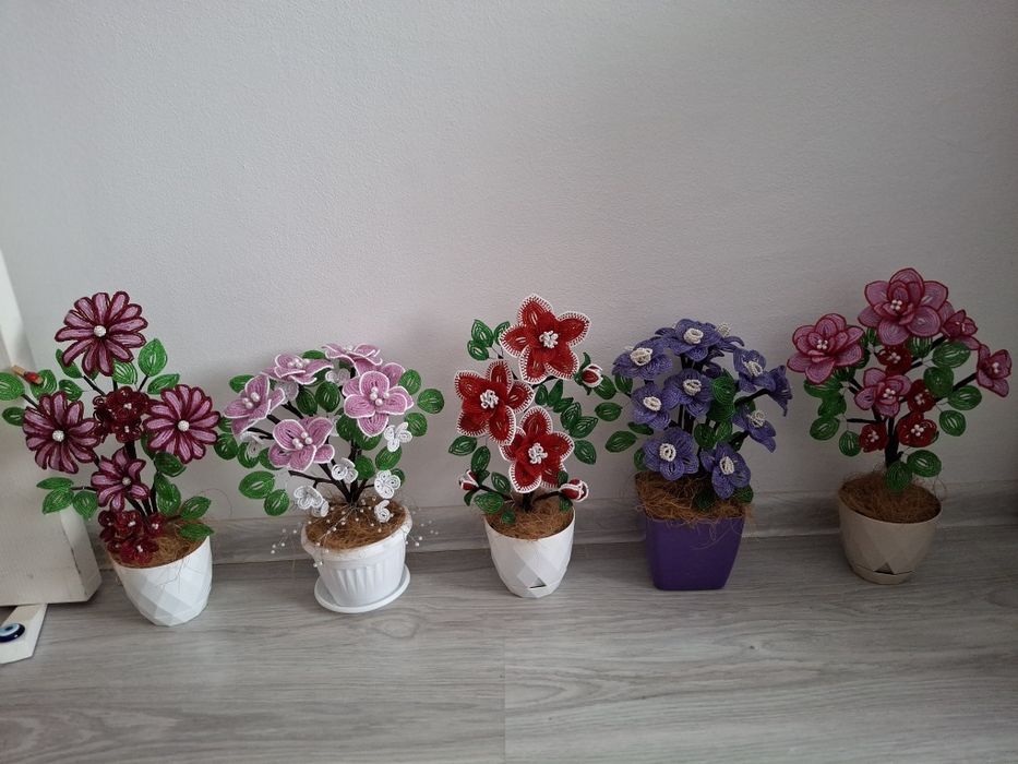 Цветя от мъниста