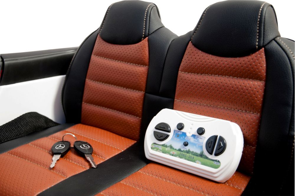 Акумулаторна кола Mercedes SL65 AMG 12V батерия,MP3, MP4, с меки гуми