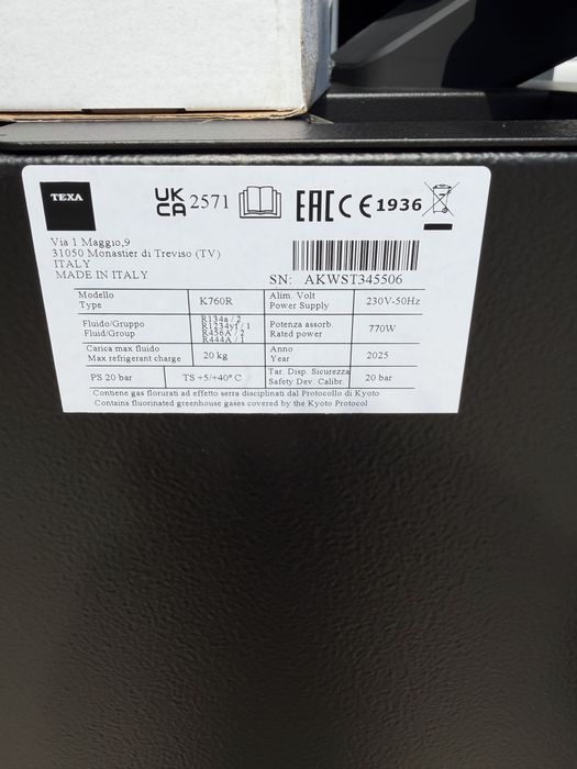 Aparat freon Texa 760 R konfort cu 4 tipuri de gaze r123a