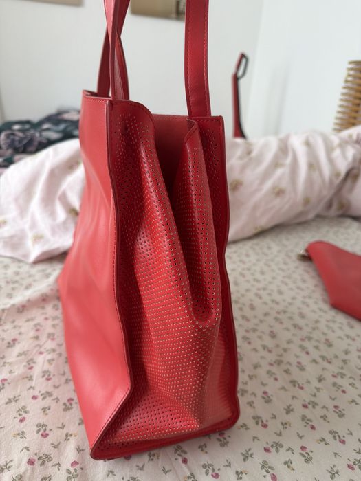 Червена дамска чанта Folli Follie