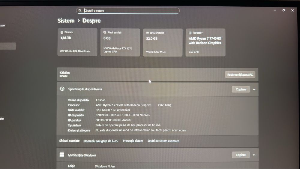 Lenovo Legion Pro 5 16ARX8