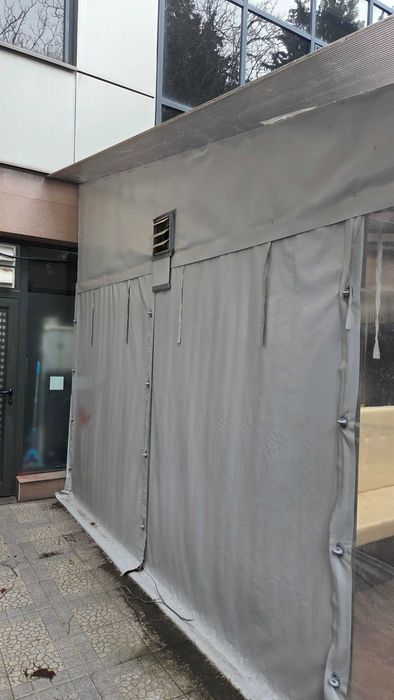 Навес за тераса, заведение, двор. Стоманена констр, поликарбонат,винил