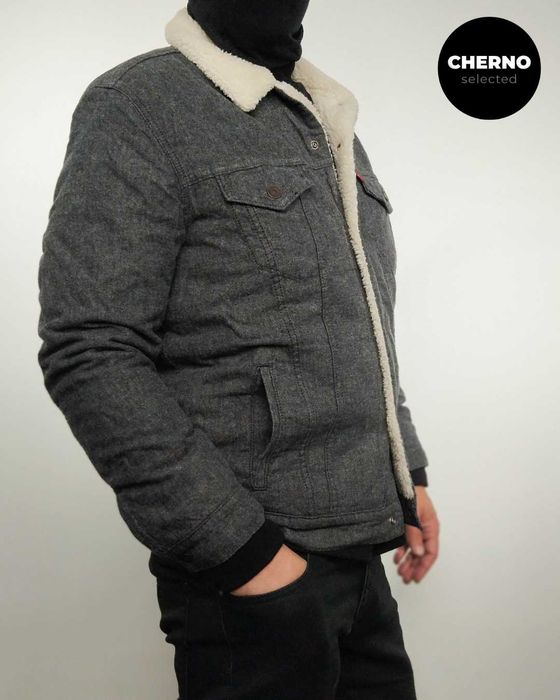 Дънково яке LEVI’S Sherpa Trucker Denim Jacket –  L – РЕЗЕРВИРАНО